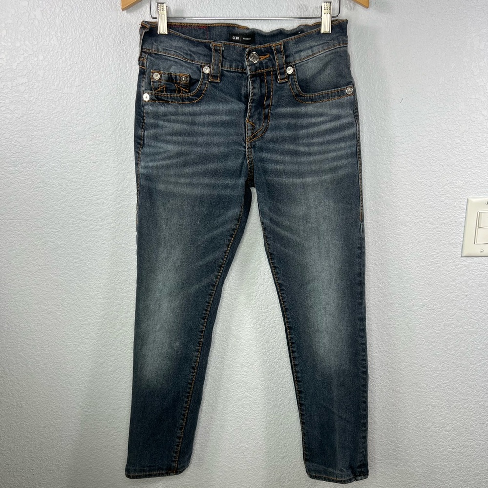 True Religion Geno Big T Relaxed Fit Jeans Sz 29 Cotton Blend